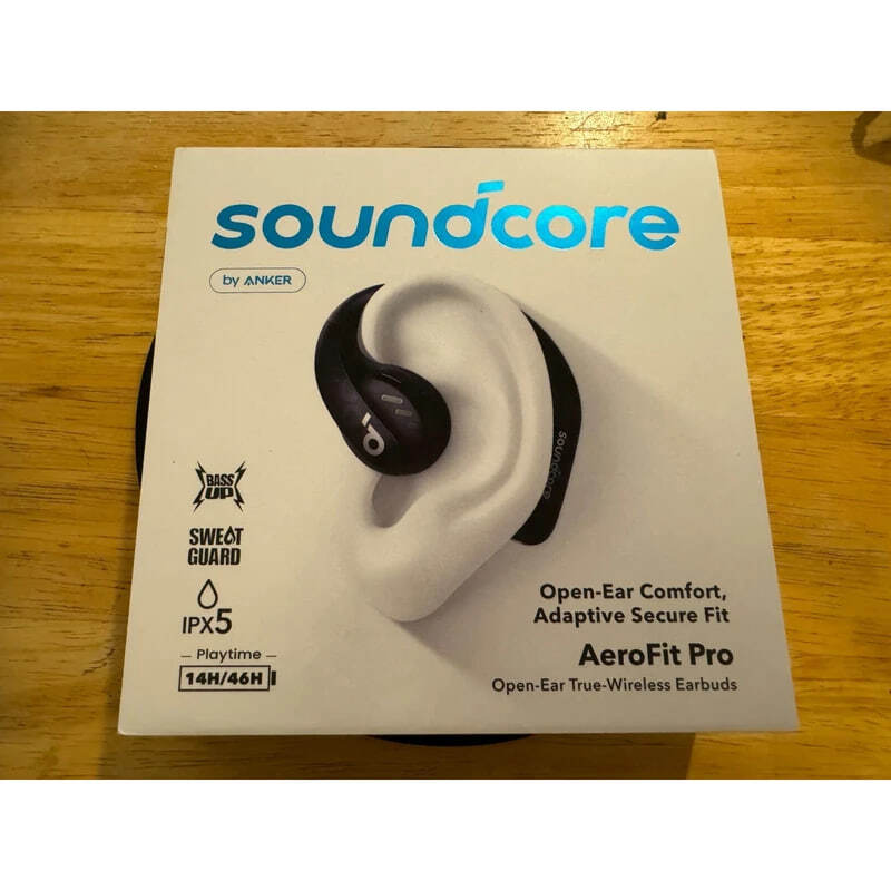  هدفون بلوتوثی انکر مدل AeroFit Pro A3871 جعبه محصول 