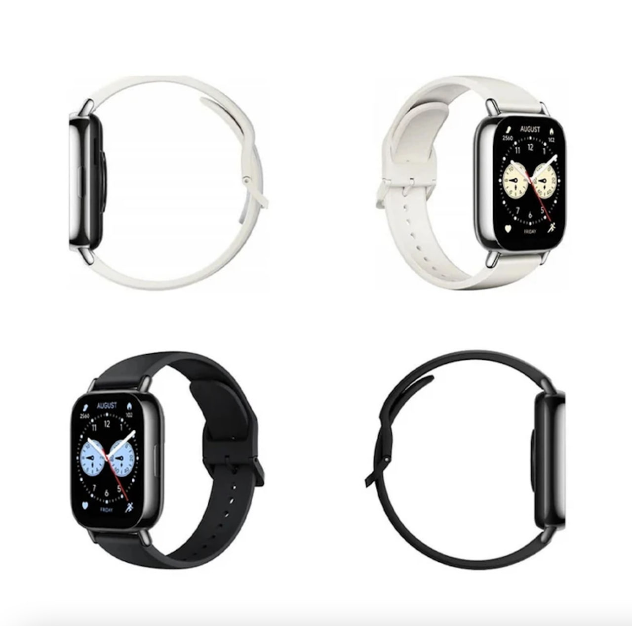 ساعت هوشمند شیائومی مدل Redmi Watch 5 Lite عکس رنگهای مجود از کنار