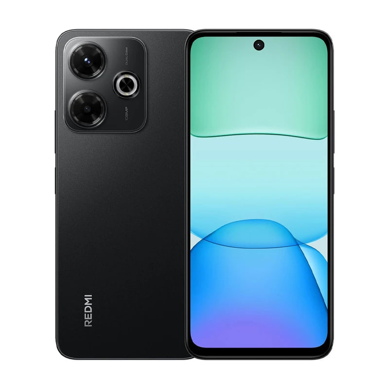 گوشی موبایل شیائومی مدل Redmi 13x دو سیم کارت ظرفیت 256 گیگابایت و رم 8 گیگابایت رنگ مشکی نمای پشت وروی گوشی