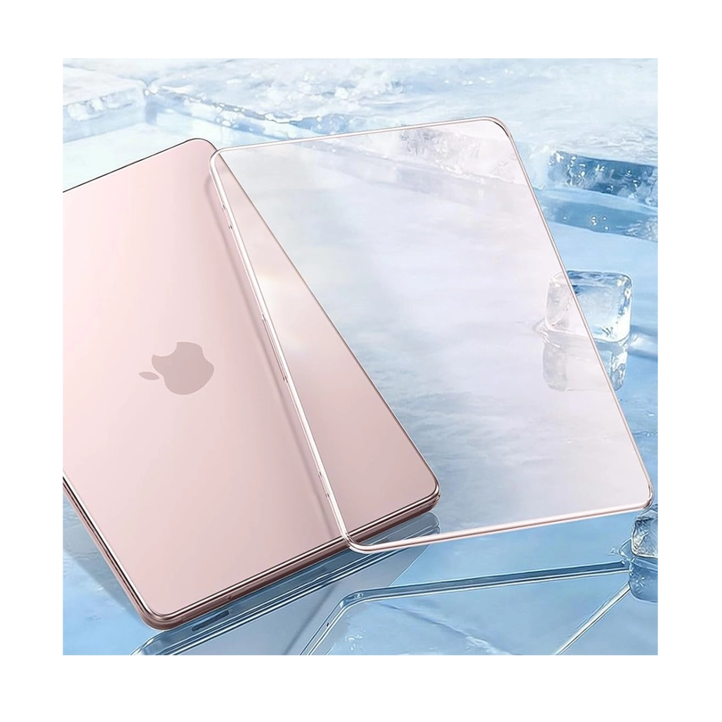 قاب شفاف مک بوک نئو 13 اینچ لنشن مدل Crystal Clear Blu نمای بالای محصول