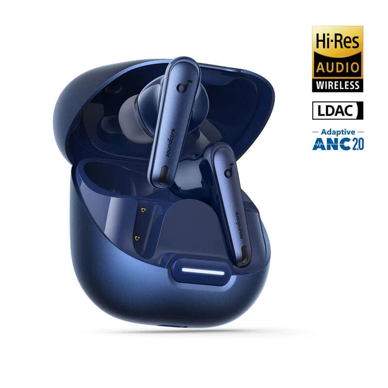  هدفون بلوتوثی انکر مدل Soundcore Liberty 4 NC رنگ سرمه ای 