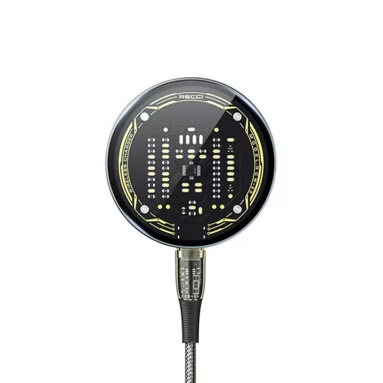 شارژر بی سیم مگ سیف رسی مدل RCW-23CC پشت محصول از نزدیک
