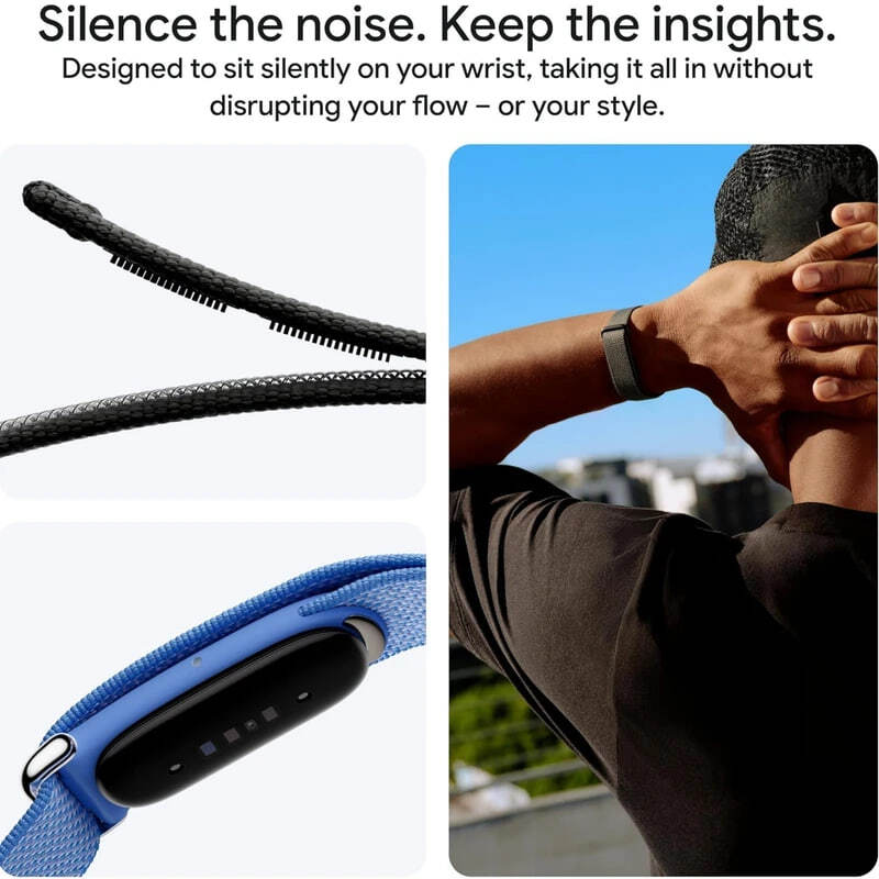  مچ بند هوشمند گوگل مدل Fitbit Air با بند پارچه‌ای 