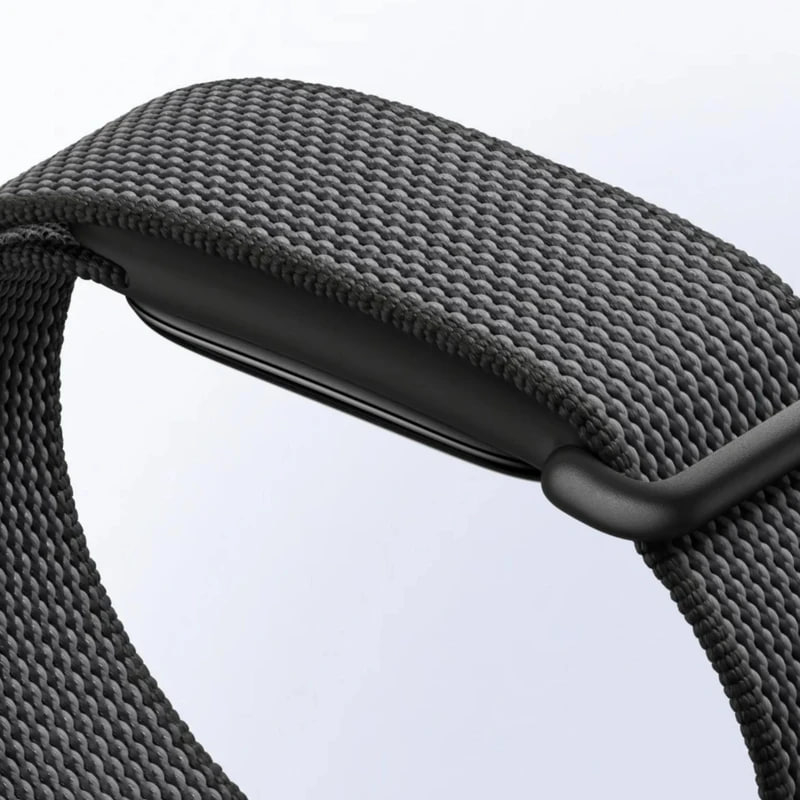  مچ بند هوشمند گوگل مدل Fitbit Air با بند پارچه‌ای نمای جلو 