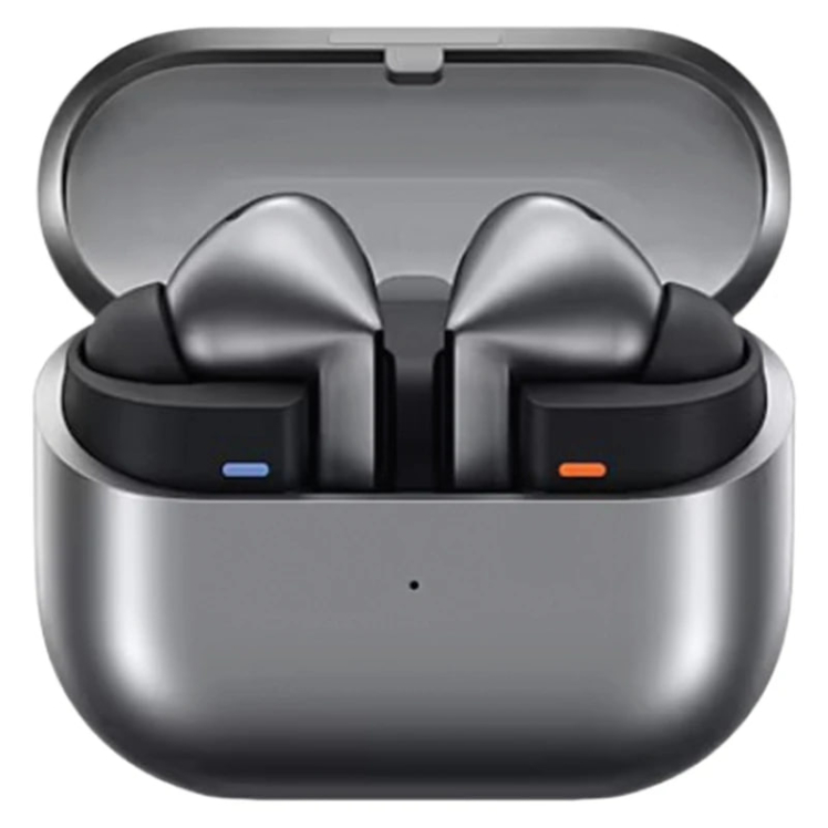 هدفون سامسونگ Galaxy Buds3 Pro - نمای ایربادها داخل کیس شارژ