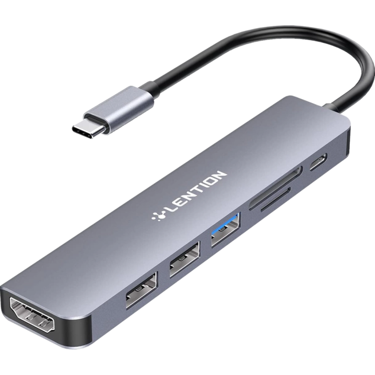 هاب هفت پورت USB-C لنشن مدل CE18P