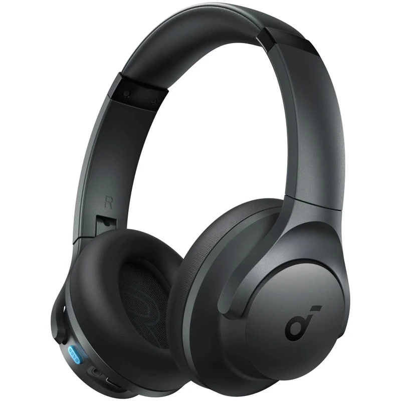 هدفون بلوتوثی انکر مدل Soundcore Q11i بدون قابلیت نویز کنسلینگ، درگاه شارژ USB Type-C نمای روبرو