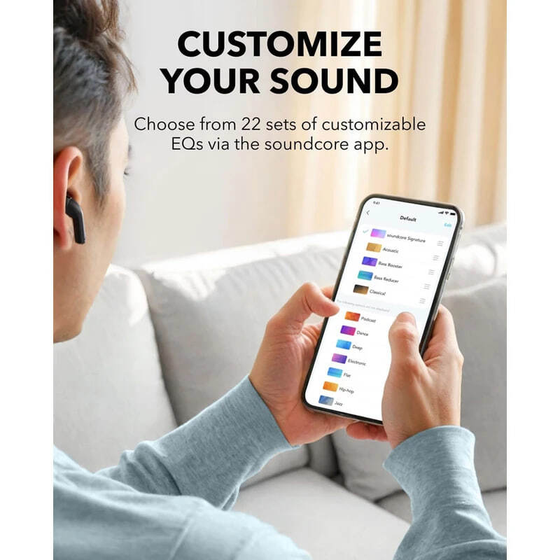  هدفون بلوتوثی انکر مدل Soundcore K20i با نویز کنسلینگ میکروفون (ENC)، درگاه شارژ USB Type-C 