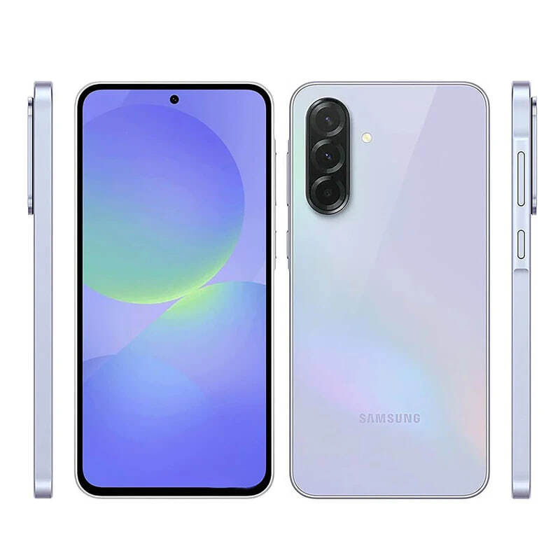 گوشی سامسونگ Galaxy A36 ظرفیت 128 گیگابایت رم 8 گیگابایت رنگ سفید صدفی - نمای جلو، پشت و کناره