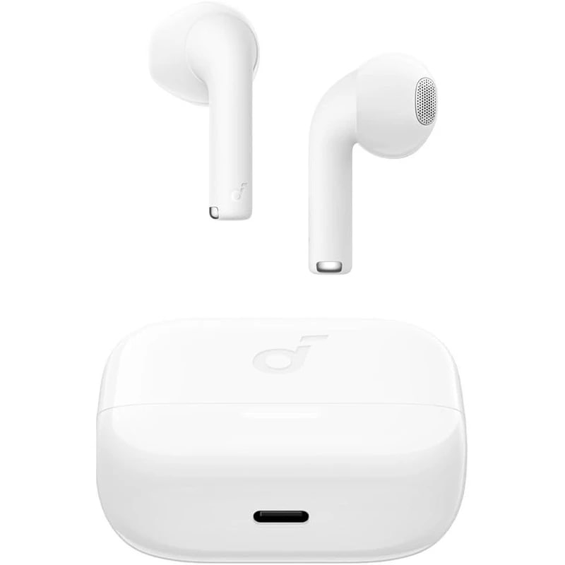  هدفون بلوتوثی انکر مدل Soundcore K20i با نویز کنسلینگ میکروفون (ENC)، درگاه شارژ USB Type-C رنگ سفید 