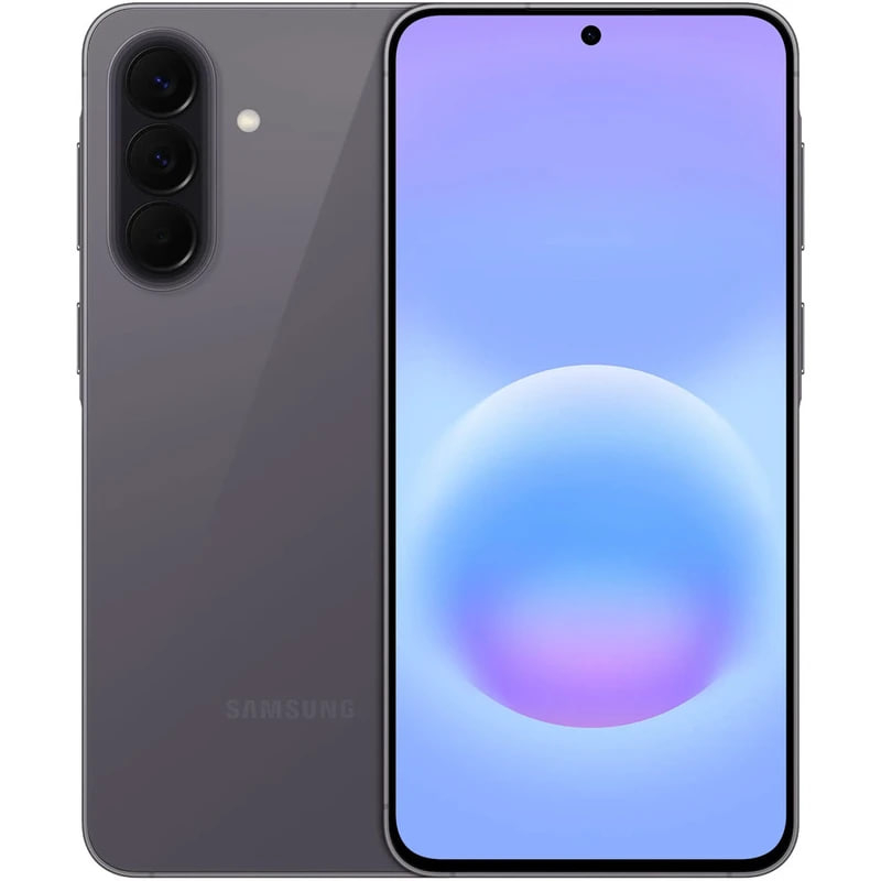 گوشی سامسونگ Galaxy A57 256GB رم 12GB - نمای جلو و پشت رنگ خاکستری
