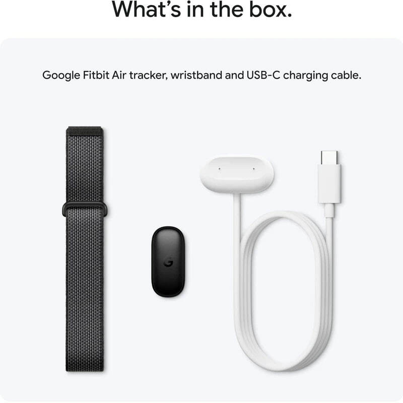  مچ بند هوشمند گوگل مدل Fitbit Air با بند پارچه‌ای 