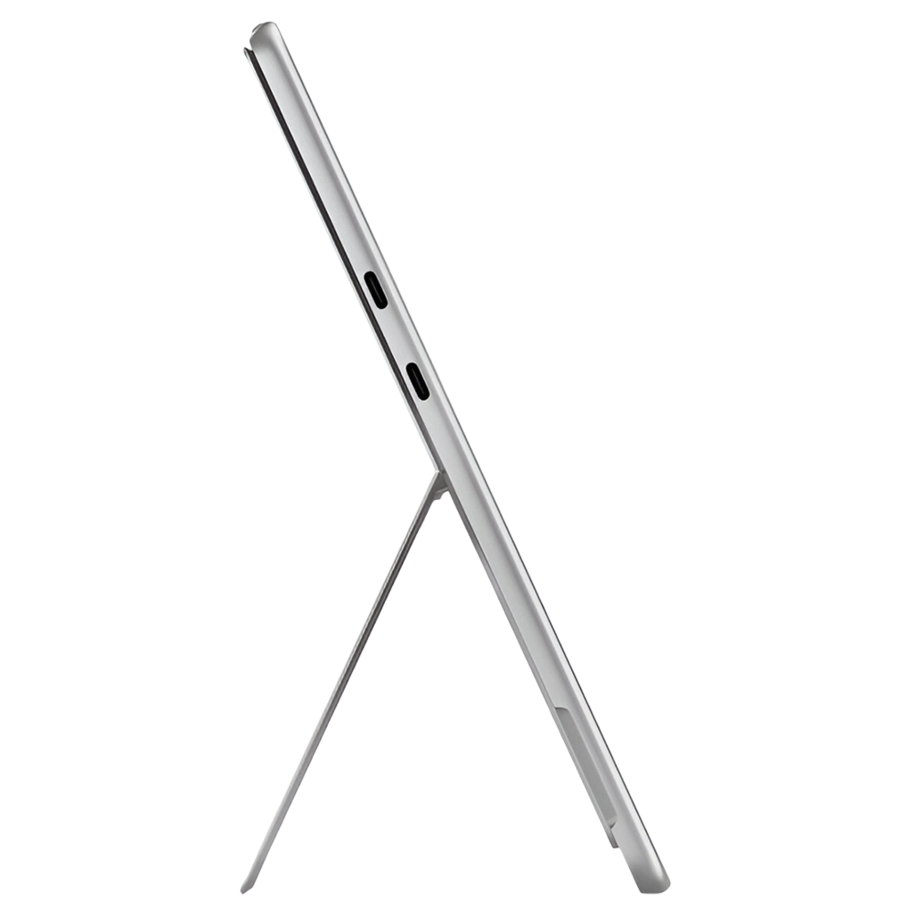  ٖٖٖمایکروسافت سرفیس پرو 11 مدل Core Ultra 7 intel 16GB 1TB SSD نمای بغل با پایه 