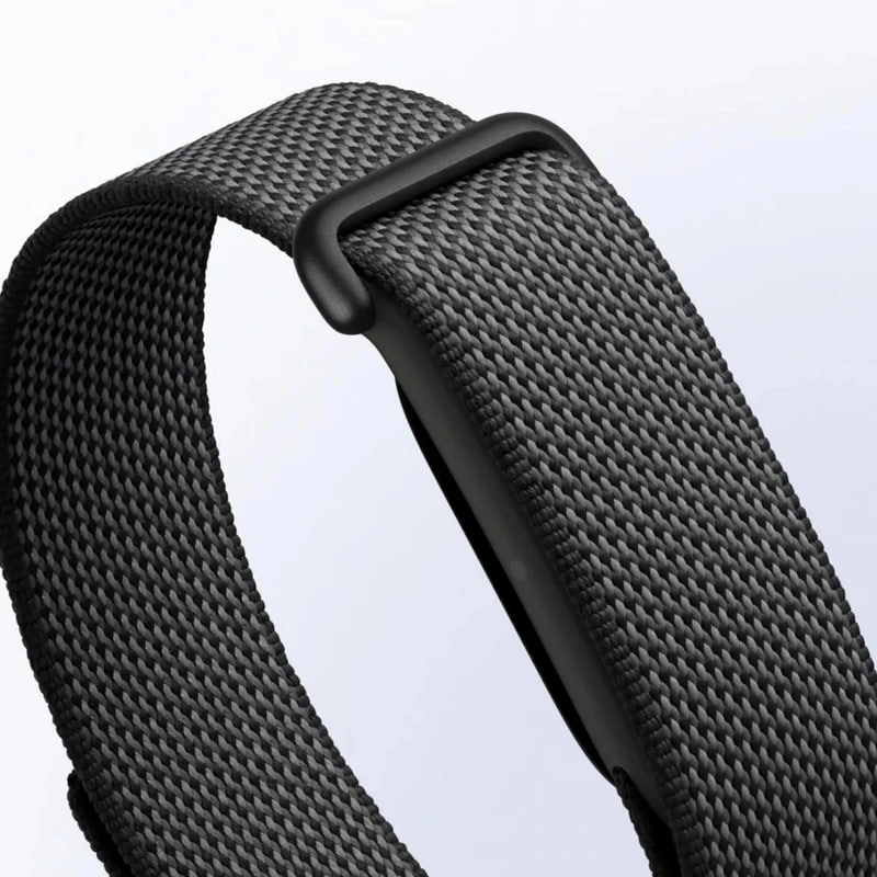  مچ بند هوشمند گوگل مدل Fitbit Air با بند پارچه‌ای رنگ مشکی 