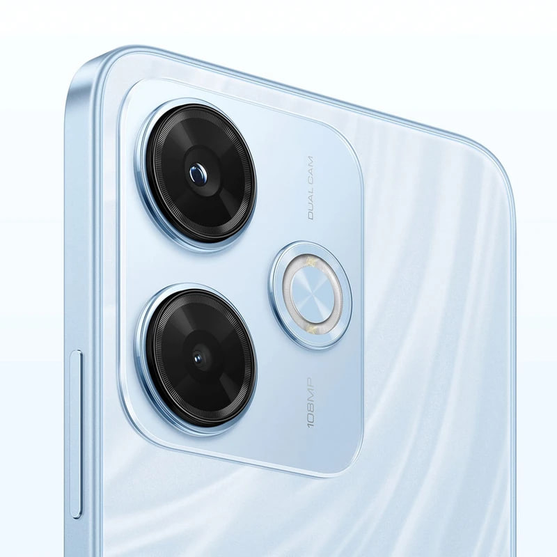 گوشی موبایل شیائومی مدل Redmi 13x دو سیم کارت ظرفیت 256 گیگابایت و رم 8 گیگابایت رنگ آبی نمای پشت دوربین