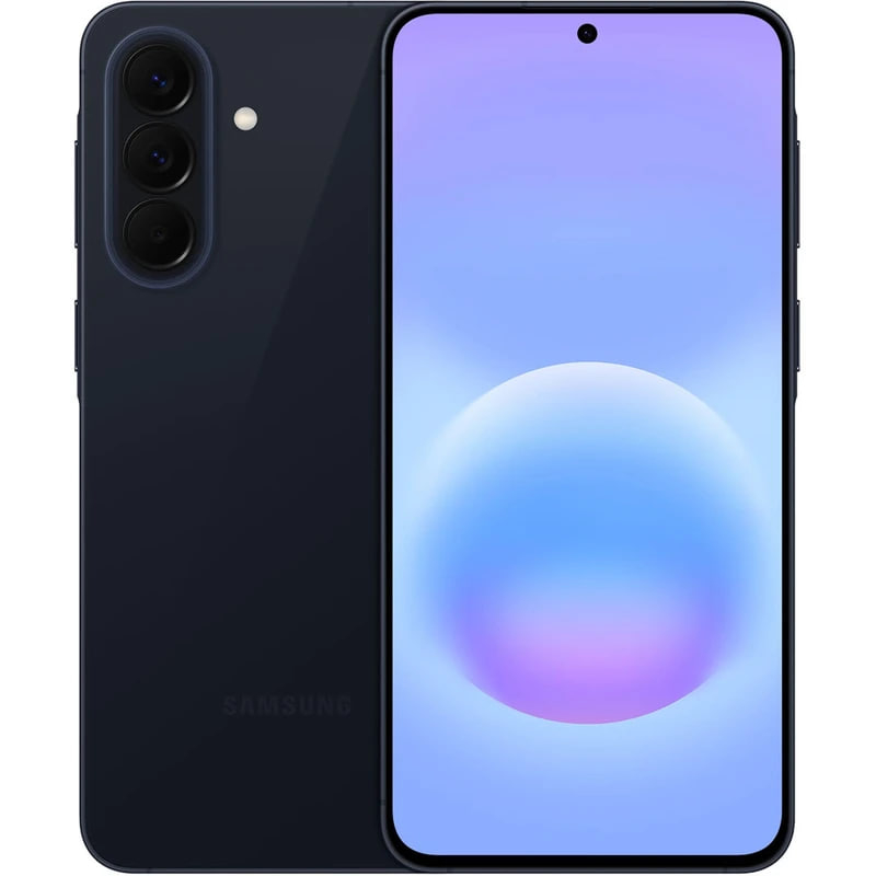 گوشی سامسونگ Galaxy A57 256GB رم 12GB - نمای جلو و پشت رنگ مشکی