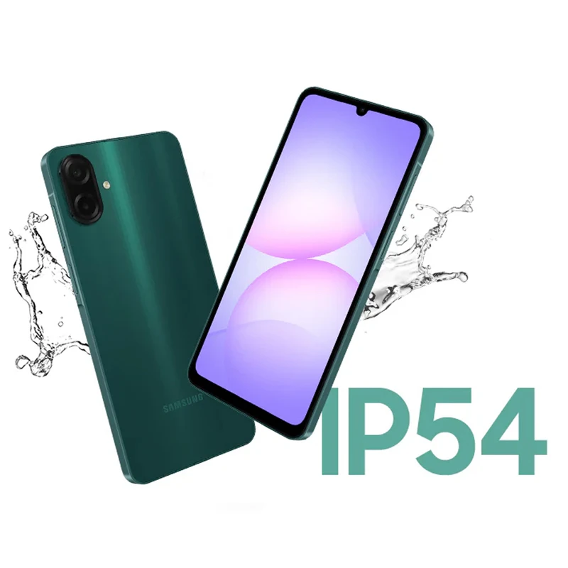گوشی سامسونگ Galaxy A07 ظرفیت 64 گیگابایت رم 4 گیگابایت رنگ سبز - نمایش مقاومت IP54