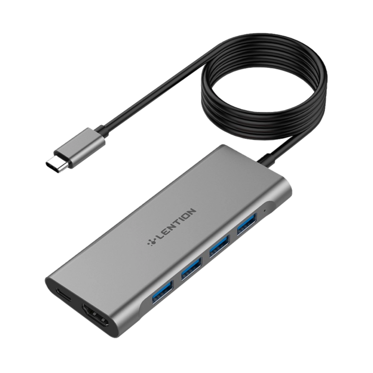 هاب شش پورت USB-C لنشن مدل C35-1m