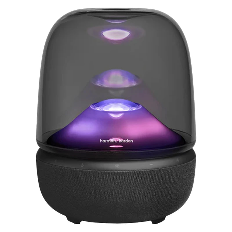 اسپیکر بلوتوثی هارمن کاردن مدل Aura Studio 5 با رقص نور بنفش