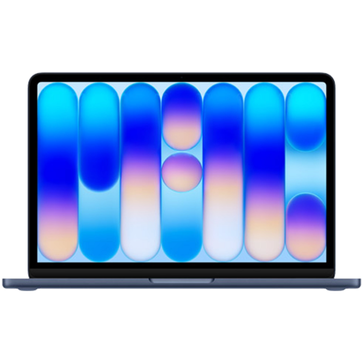 مک بوک نئو 13 اینچ A18 Pro (6C-5C) ظرفیت 512/8 گیگابایت مدل 2026 عکس از روبروی محصول