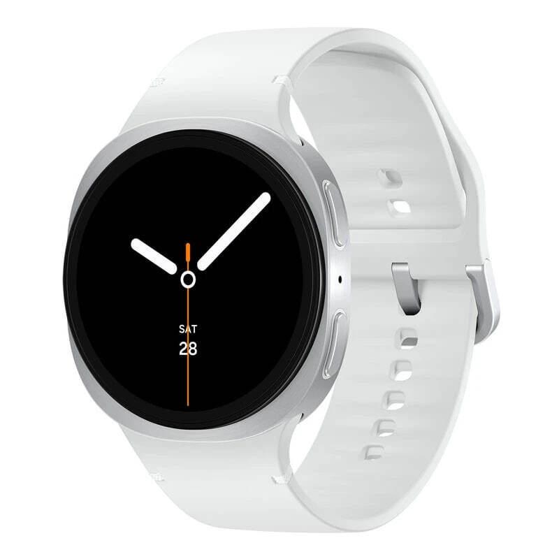ساعت هوشمند سامسونگ Galaxy Watch8 سفید با بند اسپرت
