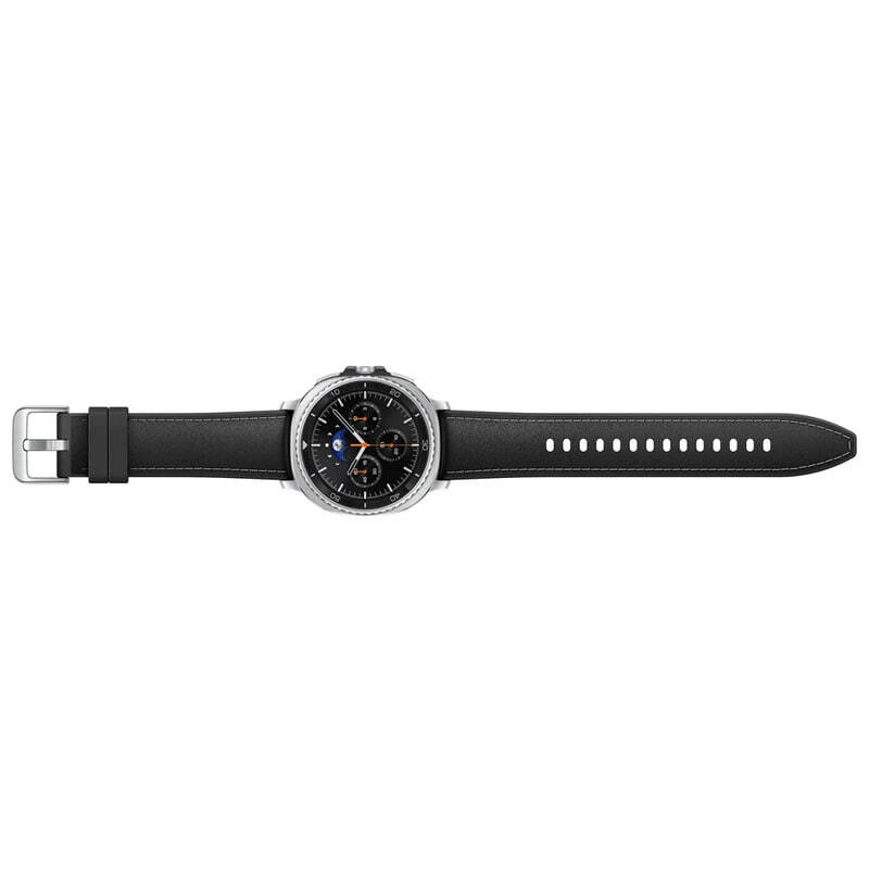 نمای کامل ساعت سامسونگ Galaxy Watch8 Classic مشکی با بند باز